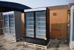 Commercial Reach In Freezer Double Glass Door With Secop Compressor for Ice
