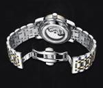 KINYUED stainless steel tourbillion watch mechanical luminous watch men