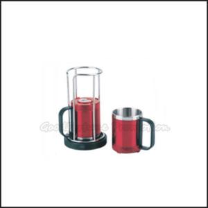 Quality Promotion 2pcs set stack stainless steel coffee sports mug water drink cup bottle wholesale