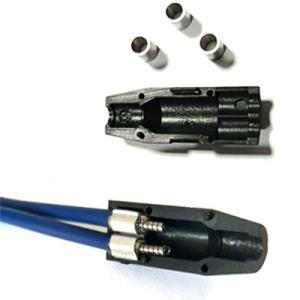 Quality ROHS Standard Fiber Optic Fan Out Kit Patch Cord Splitter 2 Core wholesale