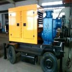 Movable Diesel Water Pump Set with Wheel Trailer