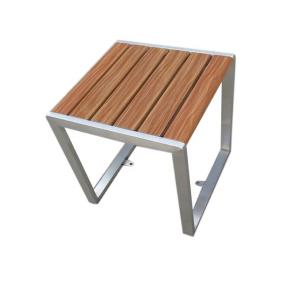 Quality 460X460X510mm Metal And Wood Garden Table wholesale
