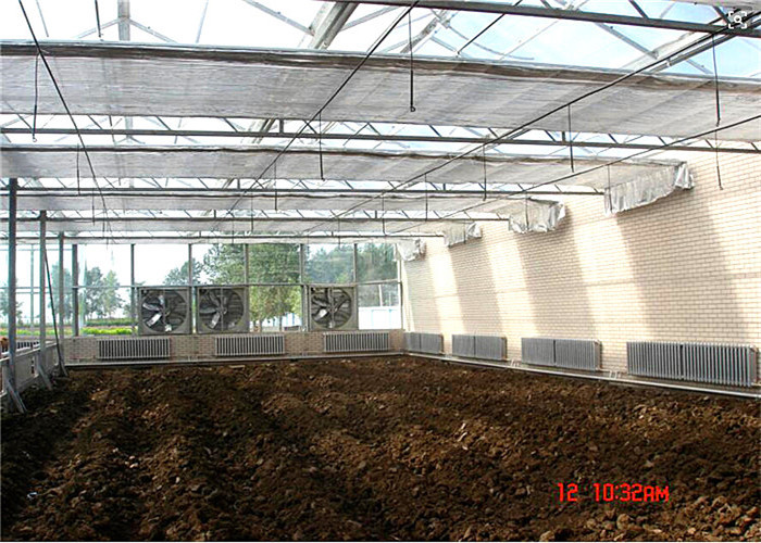 Easy Setting Solar Greenhouse Fan , Greenhouse Fan Heater 80% - 95% Heat Efficiency