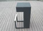 Contemporary Resin Wicker Bar Set
