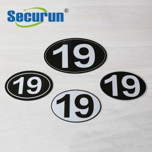 Quality Photoluminescent Metal Reflective Mailbox Post Numbers Black wholesale