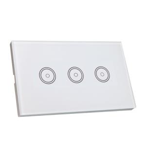 Quality 220V WIFI Smart Wall Light Switch 120*72*34 Mm Control Via Smart Phone wholesale
