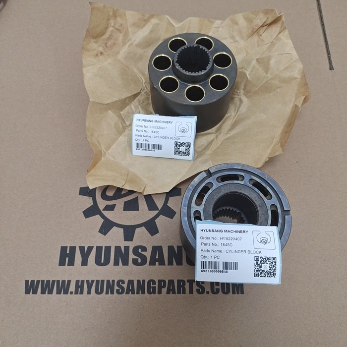 Hydraulic Parts Cylinder Block 1845C 215C WA320 3D84E-5NBA 2933800878 Fit Case