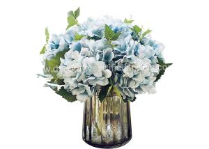Quality Hydrangea Artificial Silk Flowers Fake Flower Arrangements For Weddings wholesale