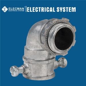 Quality Zinc EMT Conduit To Box 90 Degree Set Screw Connectors EMT Fittings wholesale