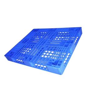 Quality Corrosion Resistant Grid Surface HDPE Plastic Pallets Blue 1200*1000mm wholesale