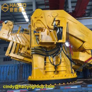Quality Professional Foldable Boom Offshore Marine Crane Sales Marine Ship Deck Crane wholesale