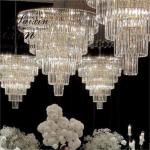 Glass Dining Room Crystal Chandelier Lighting Hotel Wedding Event Decor