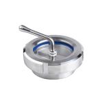 10bar Sanitary Stainless Steel 304/316L Welded Tube Union Sight Glass with Wiper