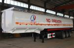 Max Payload 80000kgs 3 Axle 40cbm Aluminum Fuel Tanker Trailer for Diesel