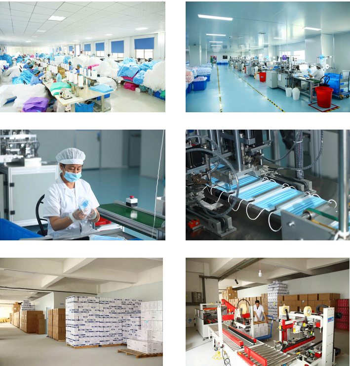 Disposable Nonwoven 3 Layers SMS Isolation Gown Waterproof Factory Direct Price Surgical Gown Hospital Wearing Uniform