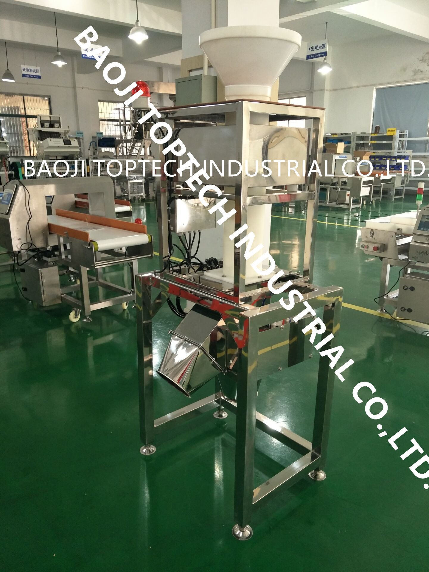 Free fall pipe metal detector JL-IMD/P150 for powdder product inspection