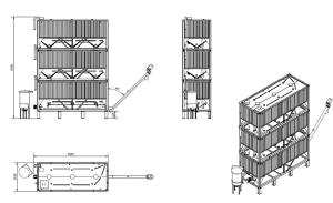 Quality Horizontal Cement Warehouse Of Iron Dry Powder Mortar Mixer Factory wholesale