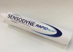 Flip Top Cap Empty White Web Laminated Cosmetic Tube Packaging GMP Standard