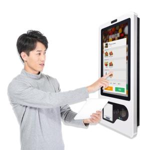 Quality Touch Screen Self Payment Self Ordering Kiosk For McDonald'S KFC Restaurant wholesale