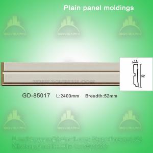 Quality European style Environmental Decorative PU Plain Panel mouldings wholesale