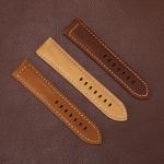 Abrasive leather watch belt watch fashion bracelet belt wrist light brown