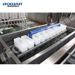 Quality 25tons Refrigeration Gas R404a/R22 Brine System Big Cube Ice Block Machine for Africa wholesale