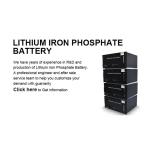 48V 100Ah LiFePO4 Battery for Solar Systems with 40V Discharging Cut-off Voltage