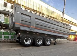 Quality 3 Axle Multi Funtion Flat Bed Van Type Trailer For Bulk Cement Cargo Fuel Oil wholesale