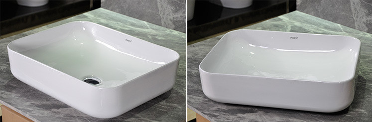 Ceramic Wall Hung Wash Basin for Bathroom 395*375*110 mm , wall mount sink