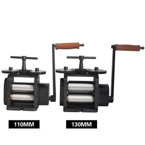 Quality 110/130mm Manual Jewellery Rolling Machine Adjustable Press Thickness wholesale