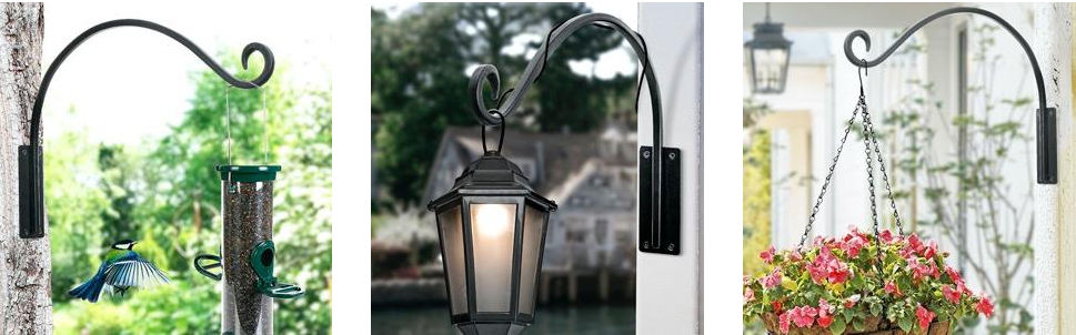 Metal Steel Q235 Plant Hook Bracket for Heavy Duty Hanging of Flower Baskets and Pots