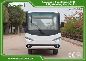 Quality Silver 11 Seater Electric Sightseeing Bus 7.5KW KDS Motor 1 Year Warranty wholesale