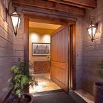Exterior Solid Wood Doors Customized Size Single Door Slab Contemporary Modern