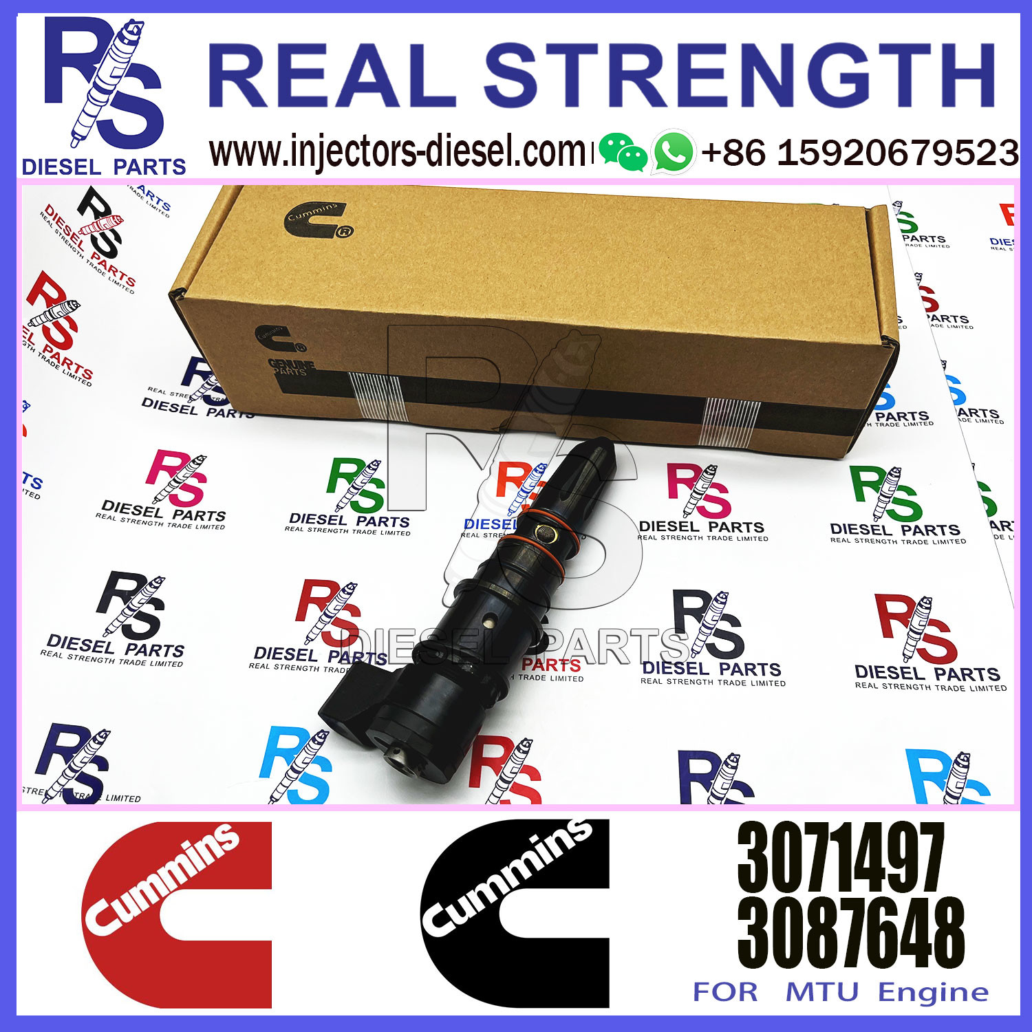 Remanufactured Diesel Fuel Injector 3045102 3071497