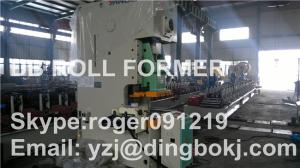Quality Solar Photovoltaic Purlin Roll Forming Machine With Punching Device wholesale