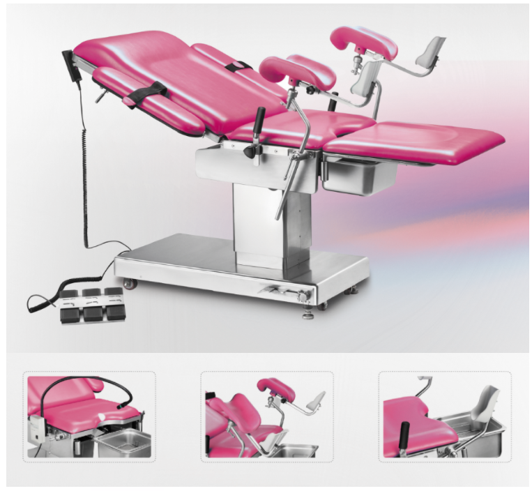Hospital High Quality Electric Obstetric Delivery Bed Gynecological Examination With Good Price