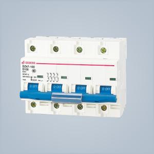 Quality 50Hz 1A 63A White MCB Circuit Breaker 4 Pole 230V 380v DZ47-125 wholesale