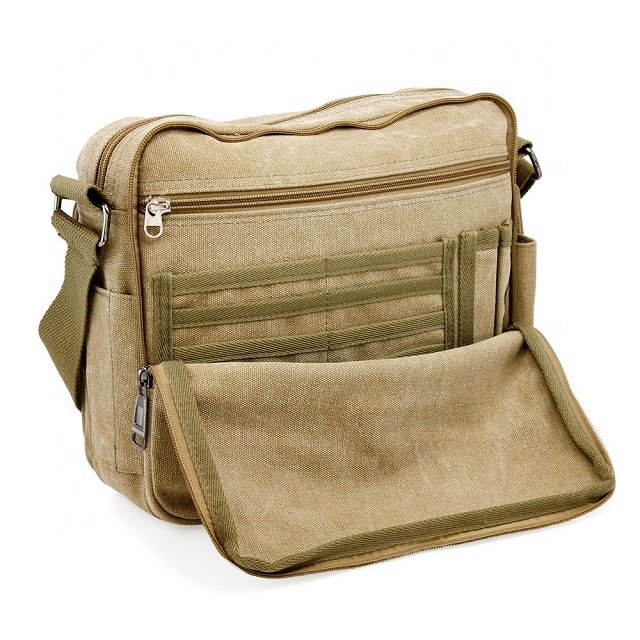 Recycled Tactical Gearonic Messenger Bag Soft Modern BSCI SEDEX 4 PILLAR