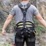 Reversible Mountaineering Harness Full Safety Belt and 1000kg Load Bearing for