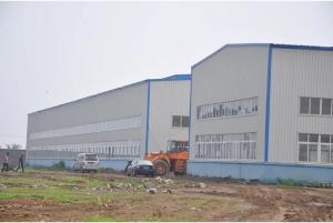 Prefab Workshop Steel Structure Warehouse Grid Q355B Material