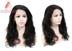 Quality Brazilian Virgin Hair Unprocessed Body Wave Hair Full Lace Wigs wholesale