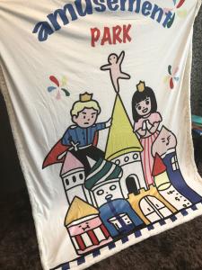 Quality 100% Polyester Kids Flannel Blanket , Cute Throw Blankets Anti Static Non Irritating wholesale
