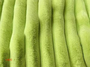 Quality Grey Green Fluffy Fabric Material Fluffy Upholstery Fabric wholesale