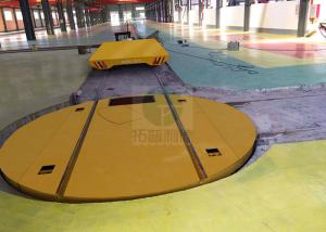 Quality 5t industrial electric turntable for steel mill material handling car on railway wholesale