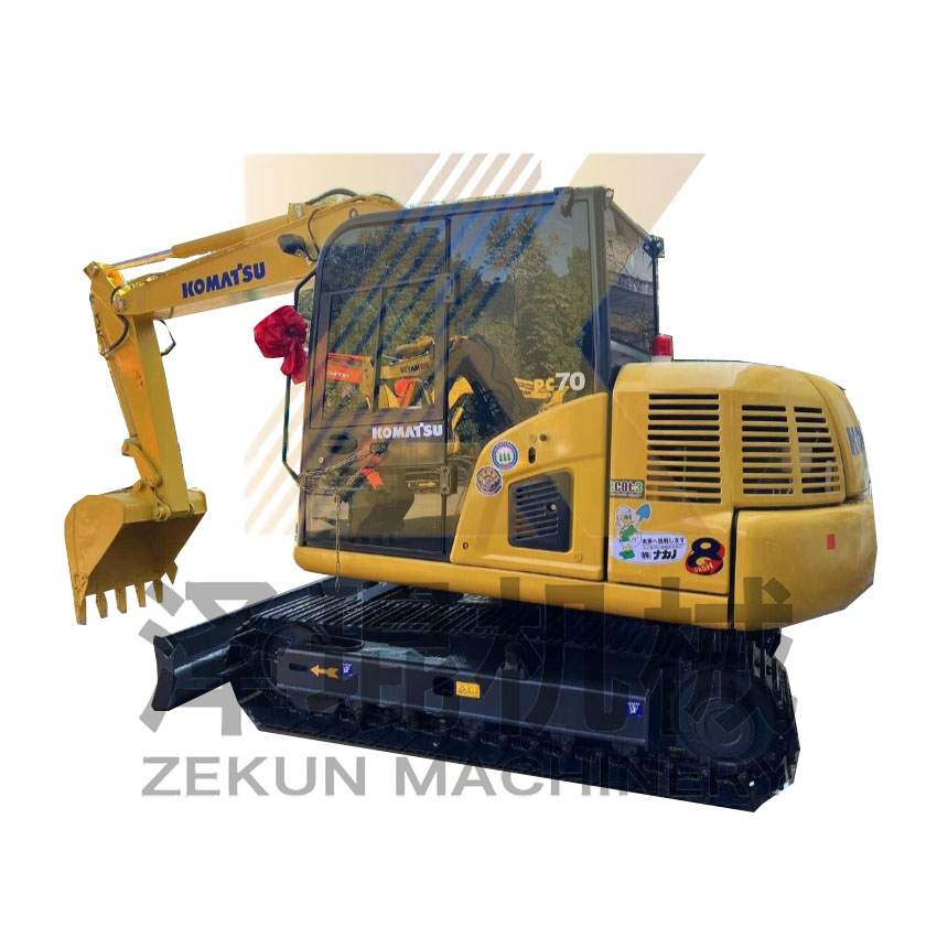 2017 Used Komatsu PC70-8 Secondhand Excavator 7 Ton Engineering Machine for Machinery