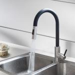 Rose gold color kitchen faucet stainless steel 304/316 material water tap kithen
