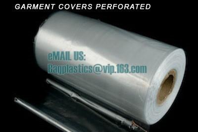 Plastic Cover films on roll, laundry bag, garment cover film, films on roll,