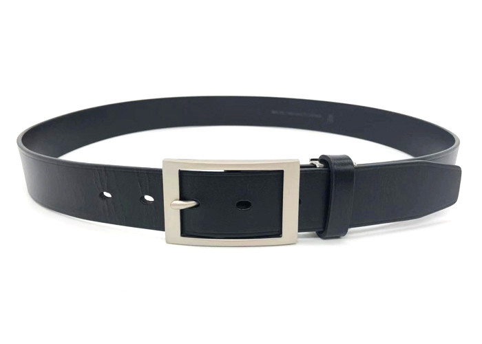 Needle Button Business 140CM Mens Casual Leather Belt For Pants
