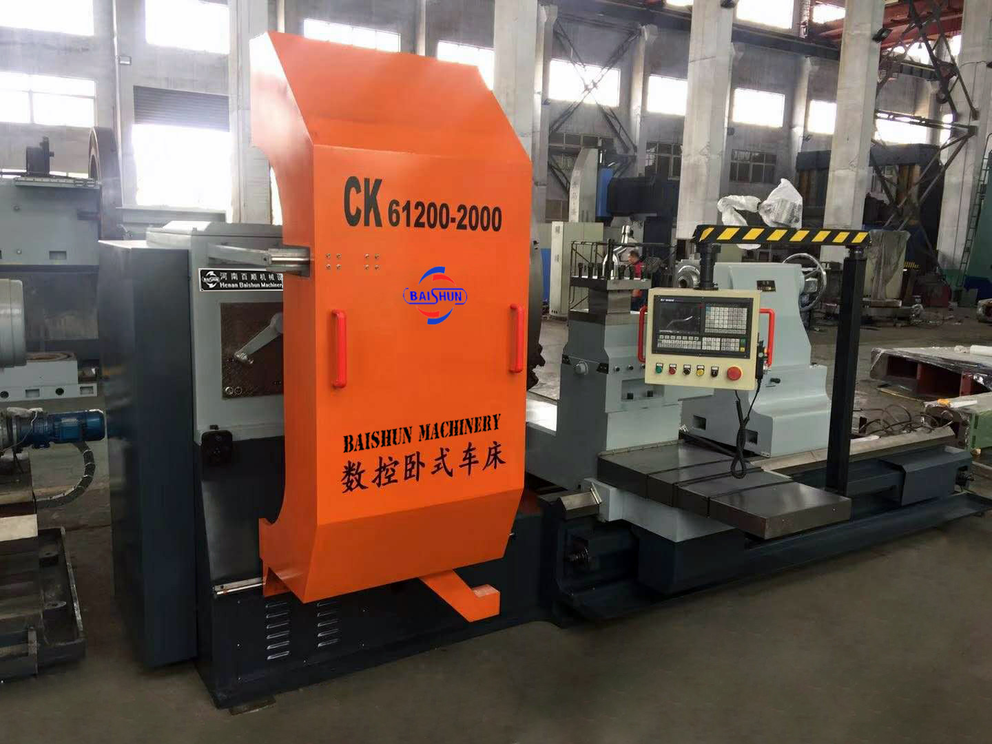 High Performance Facing In Lathe Machine For Flange Metal Processing 1600mm Diameter