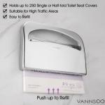 Wall Mount Commercial Toilet Seat Cover Dispensers Stainless Steel Bathroom